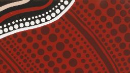 A snippet of artwork Awabakal by artist Michelle Searle