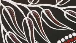 A snippet of artwork Awabakal by artist Michelle Searle