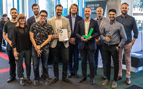 Swinburne team behind bushfire rated skylight. 