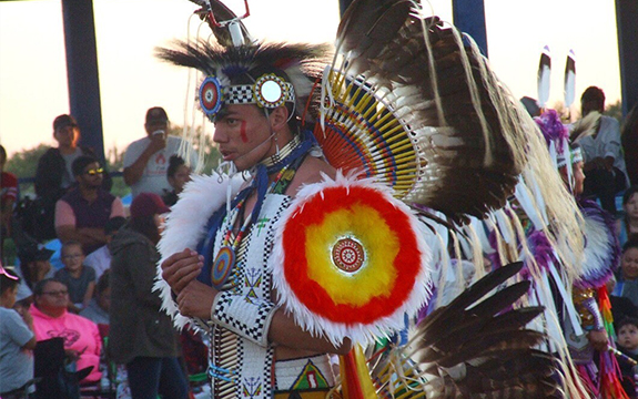 Pow wow gathering.