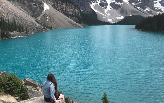 The Canadian Rockies. 