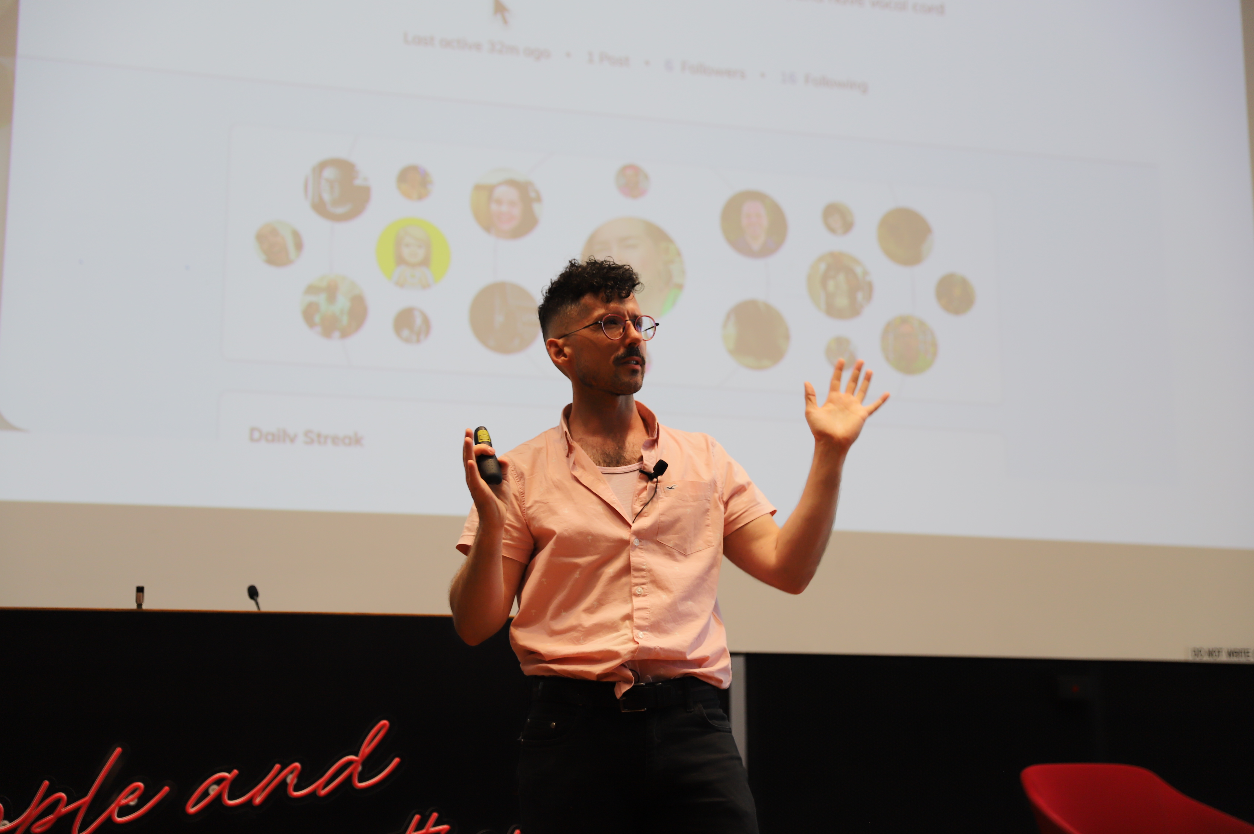 Stroke survivor Caleb Rixon spoke at Swinburne’s 2025 MedTechVic Showcase: Innovation in Collaboration