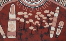 Artwork by Awabakal artist Michelle Searle - Detail