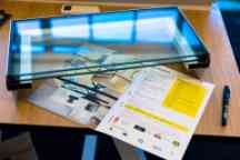 Sectional view of Atlite skylight