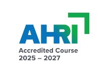 AHRI Accredited Course Logo 2025 - 2027