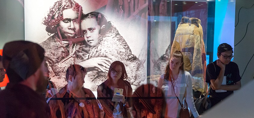 Visiting the First Peoples Exhibition, Bunjilaka Aboriginal Cultural Centre at Melbourne Museum