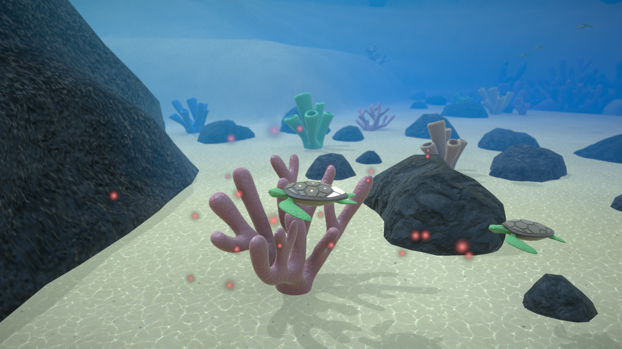 Screenshot of the Rainbow Reef Turtle Chief game