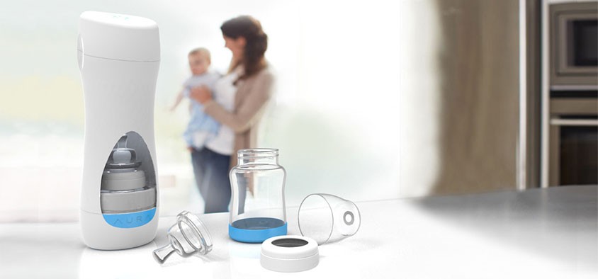 Engineering student work, baby bottle design.